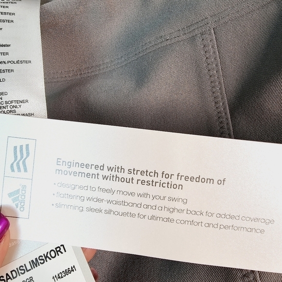 Adidas Gray Golf Skort NWT - Picture 5 of 10